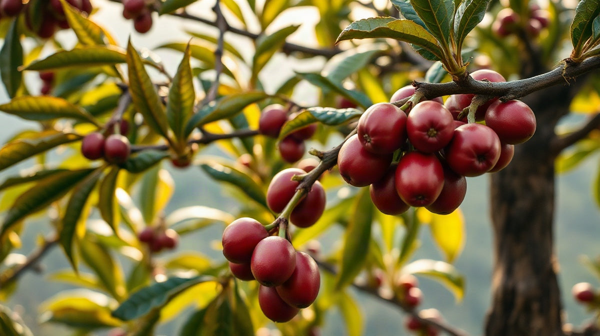 Coffee tree of the Borbón Mayaguez 71 variety