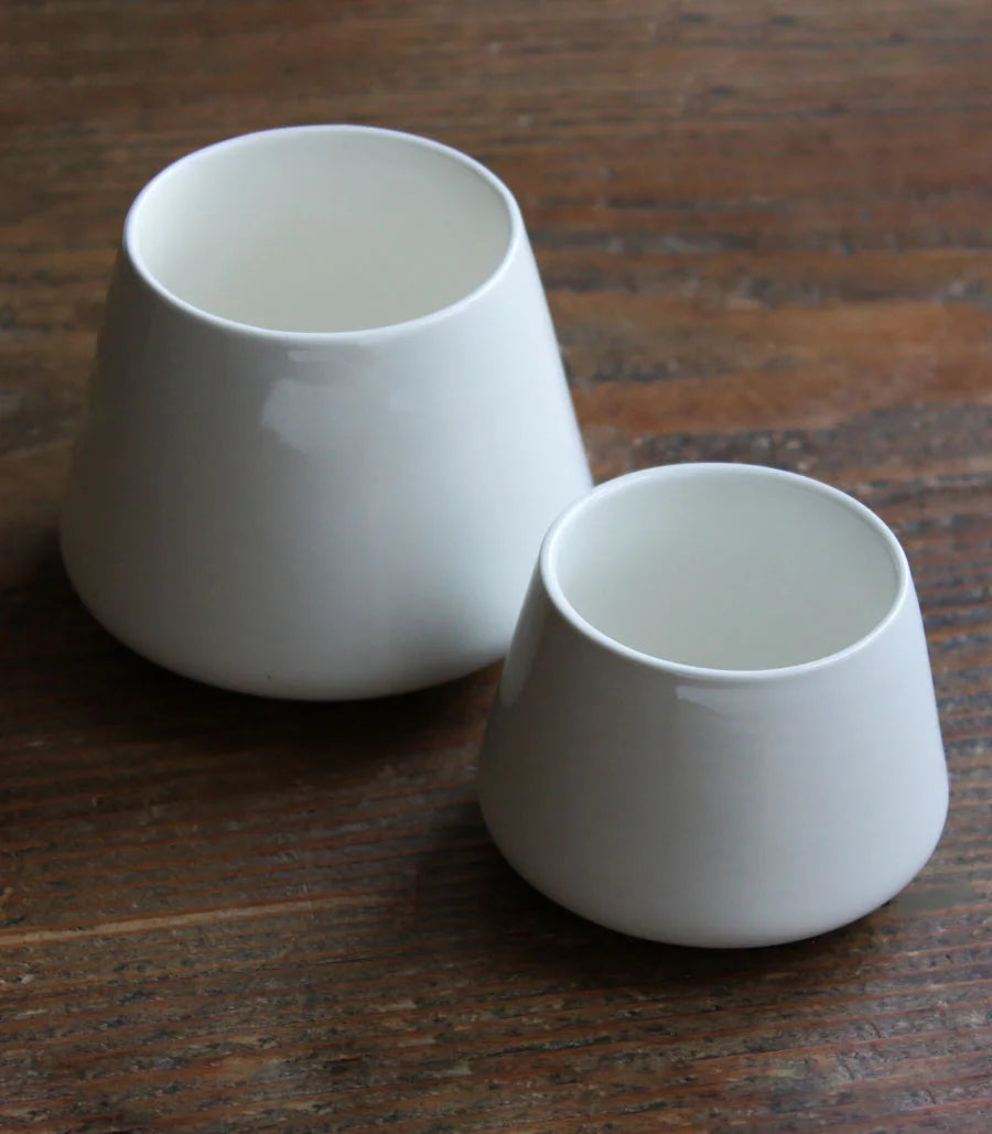 Graycano Cupcano Porcelain – White Porcelain Coffee Mug