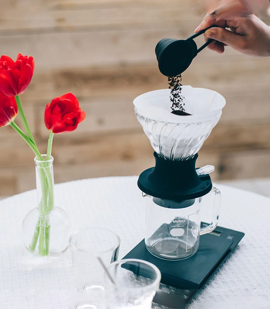 Hario V60 Switch 02 – Glass Immersion Dripper (Black)