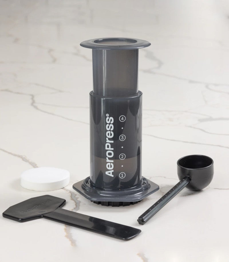 Cafetera aeropress, una cafetera ligera y compacta ideal para viajar