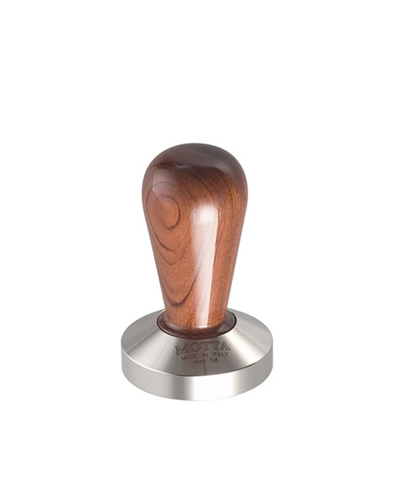 Tamper Motta Bubinga Base Plana 58mm