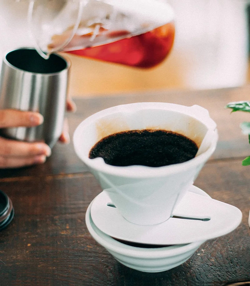V60 One Pour Dripper Ceramic MUGEN – Dripper cerámico para pour-over