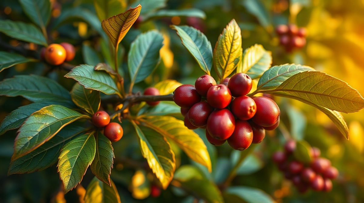 Coffee tree of the Catisic variety