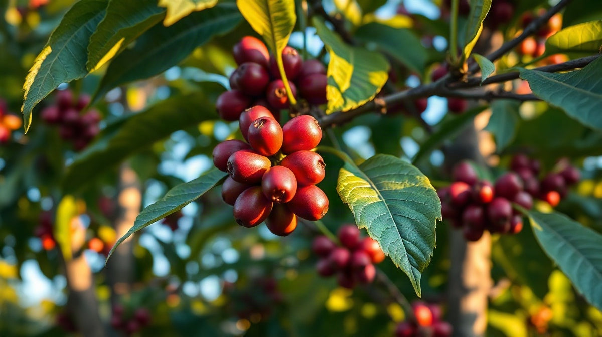 Coffee tree of the NARO-Kituza Robusta 10 variety