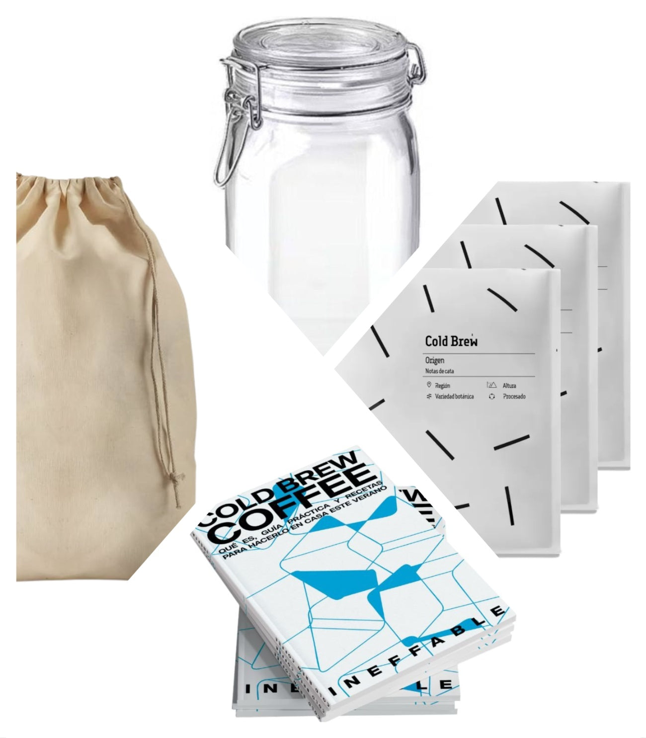 Pack para hacer café cold brew en casa