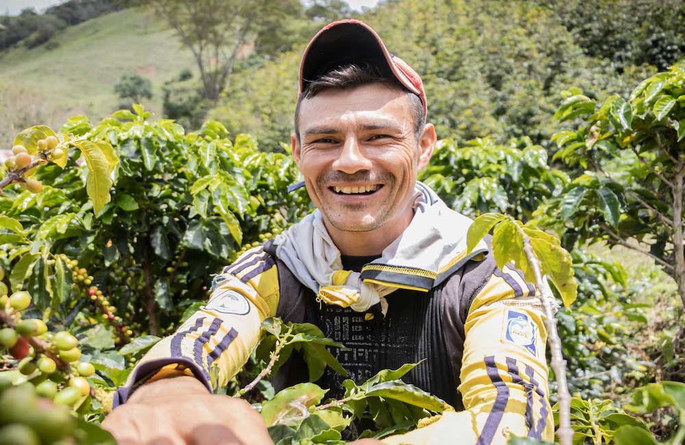 Café de Colombia El Rubí lavado. Imagen de la finca.