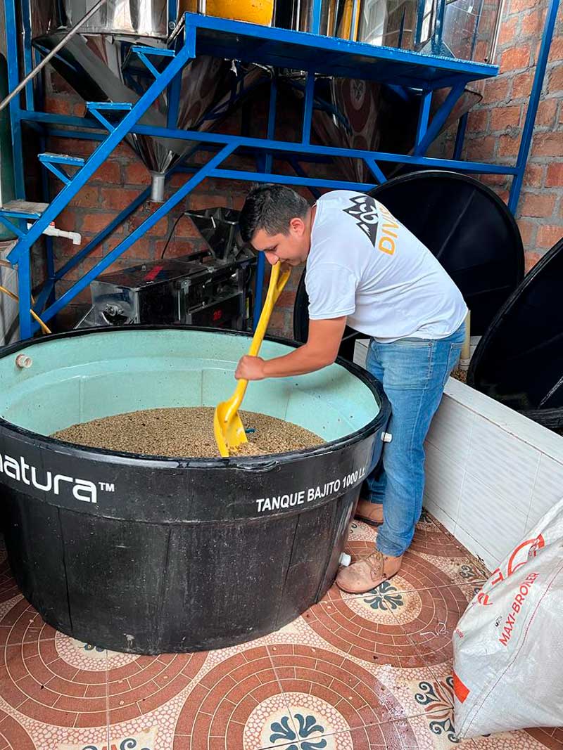 Café de Colombia Nestor Lasso 60h. Imagen de la finca.