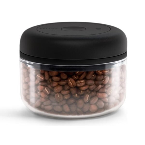 Fellow Atmos Glass Coffee Canister with Vacuum Valve Button, 400 ml