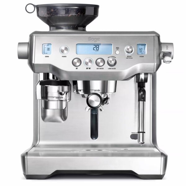 Sage The Oracle Silver Coffee Machine with Integrated Grinder and Milk Frother