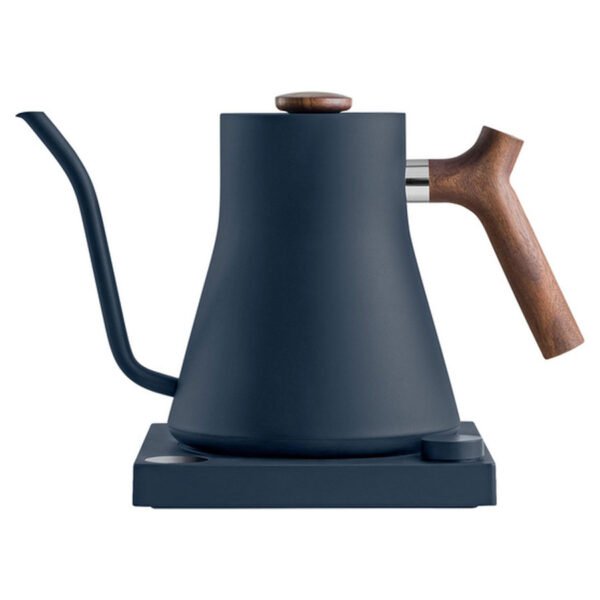 Blue with wooden details fellow kettle electric