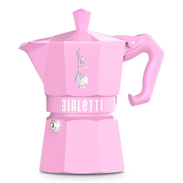 Pink Bialetti Moka Exclusive Italian Coffee Maker.